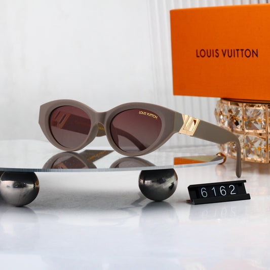 Cat Eye Sunglasses with Metal Side Detail 6162