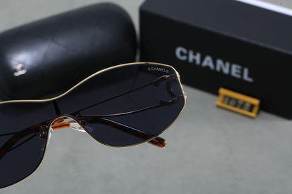 Stylish European and American style metal and diamond-encrusted sunglasses 4073