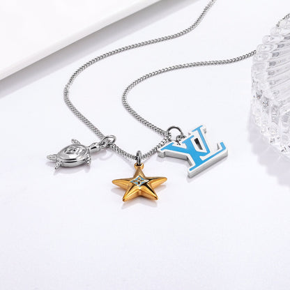 Lucky Star Turtle Necklace