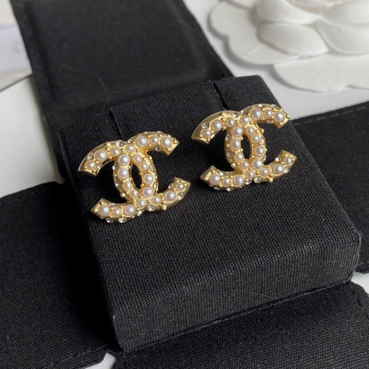 Unique Irregular Pearl Stud Earrings