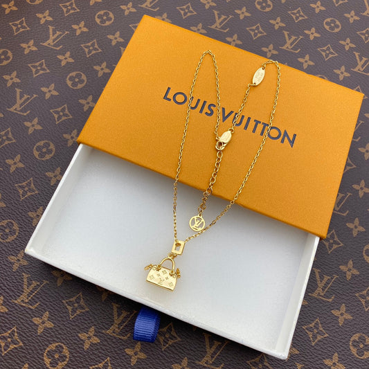 Mini Tote Drop Necklace
