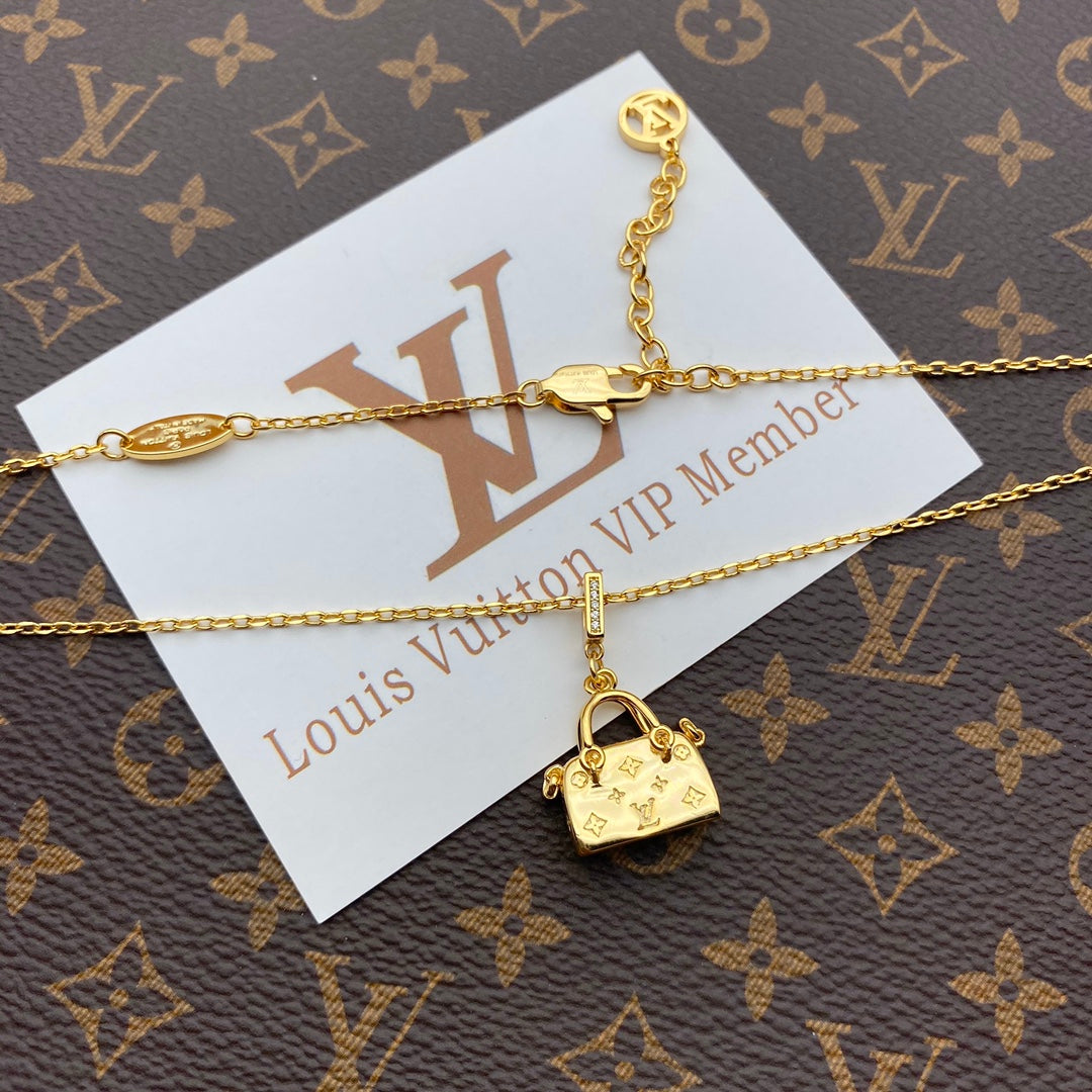 Mini Tote Drop Necklace