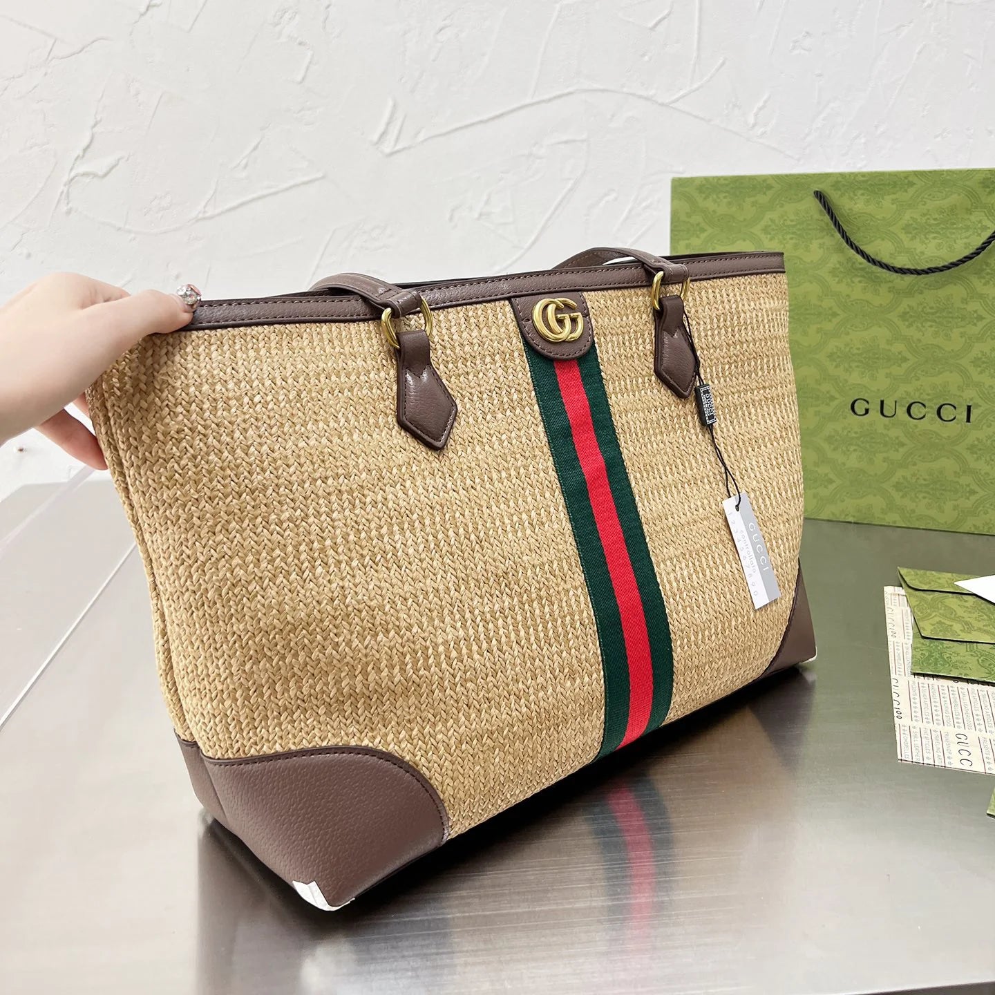 Ophidia Series Braided Tote