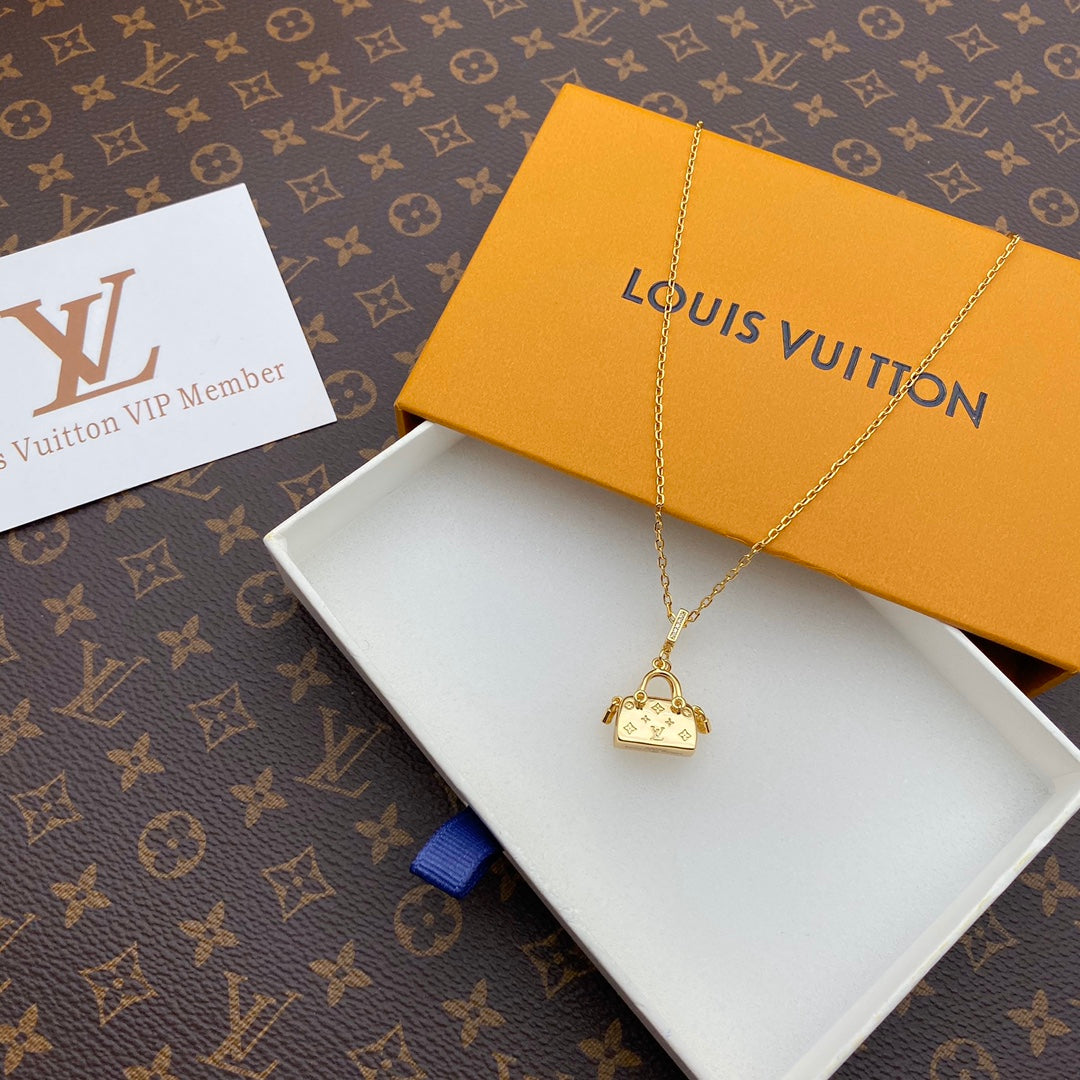 Mini Tote Drop Necklace