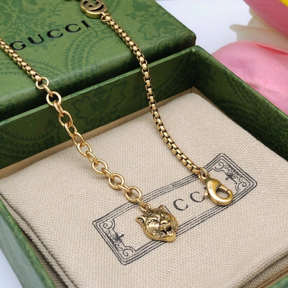 Star Crystal Double G Necklace