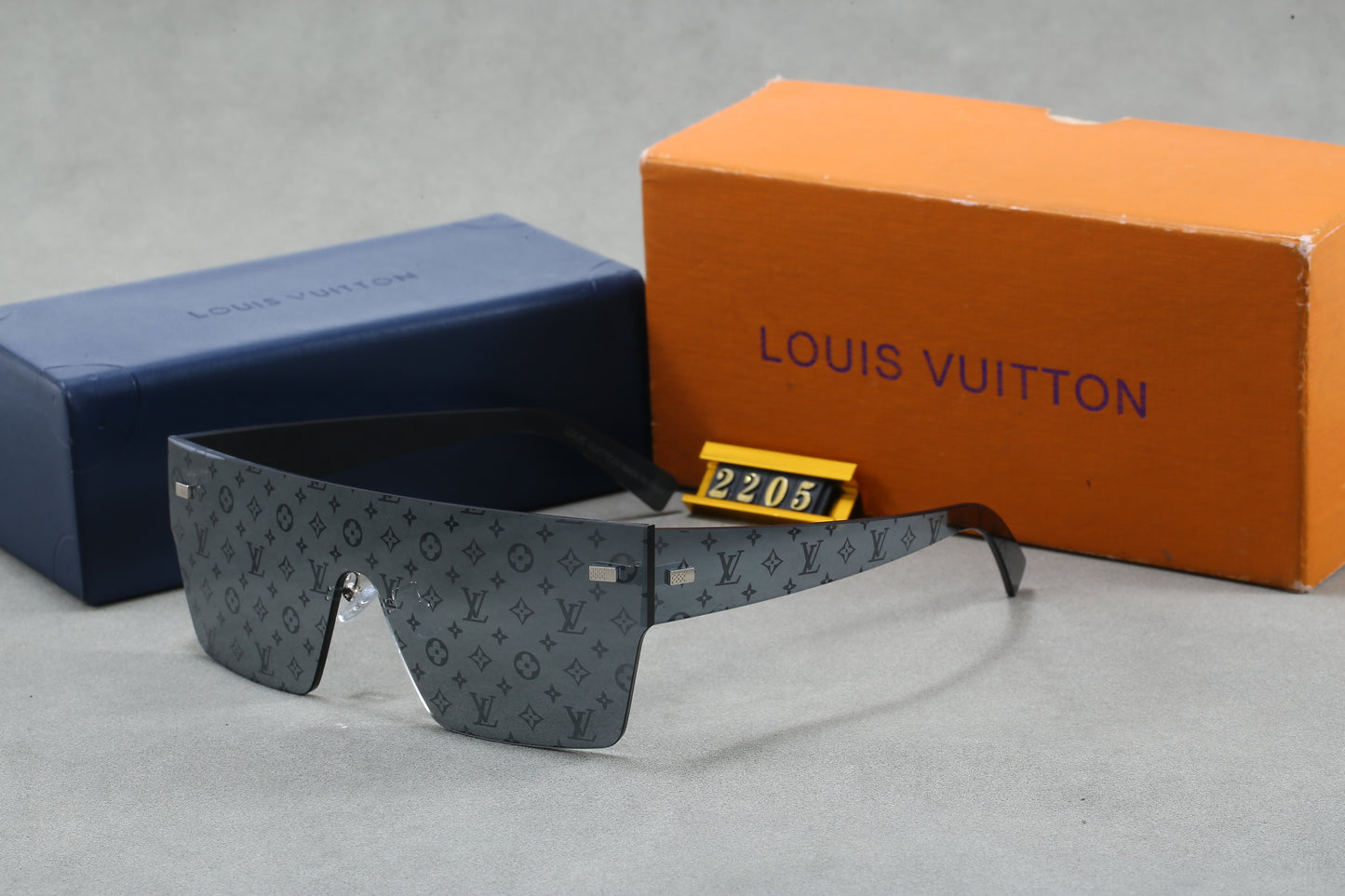 Monogram Integrated Rimless Sunglasses (Model 2205)