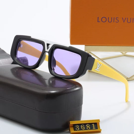 Vintage Aviator Bold Oversized Sunglasses (Model 3681)