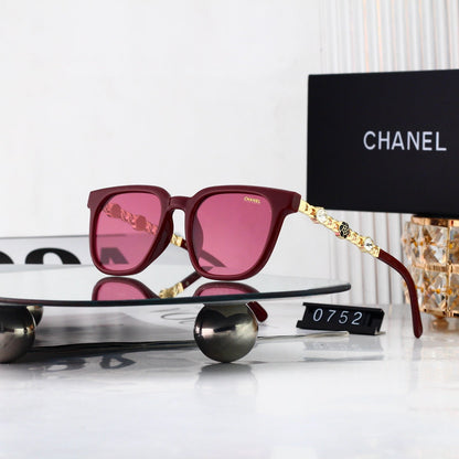 Diamond-encrusted high-end fashion sunglasses 0752